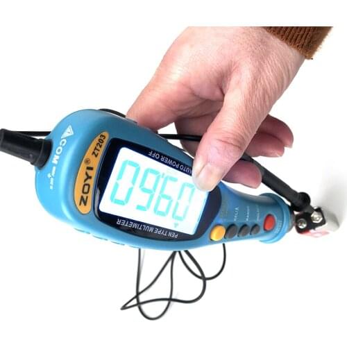 2019 pen style auto range multitester best new digital multimeter 6000 counts with pen induction single hand operation function