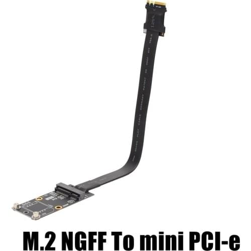 NGFF M.2 Wi-Fi Interface A.E Key Wireless Network Adapter Extension Mini-pcie MPCIe Ribbon Extender Cable