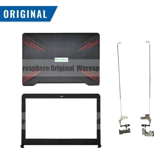New Original For ASUS FX80 FX80G FX80GD FX504 FX504G FX504GD FX504GE LCD Rear Lid Back Cover Front Bezel Hinges