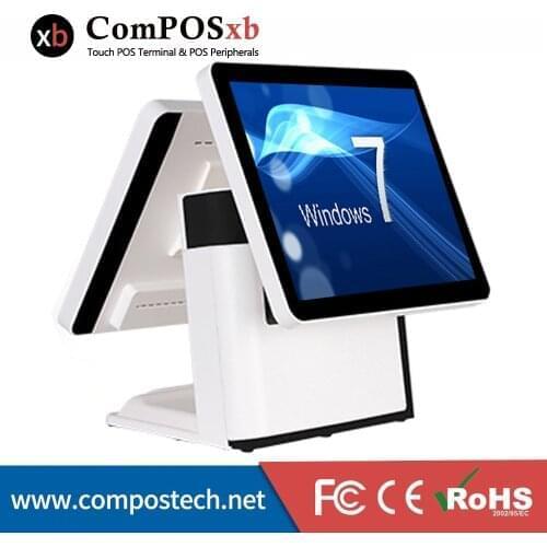 Hot selling POS Software 15'' Touch Screen All in One POS System/Cash Register/Cashier POS Machine for restaurant