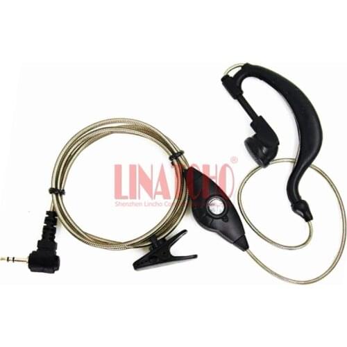 Gray color T6000 T6200 T6210 T6212 portable 2.5mm pin walkie talkie earphone plug