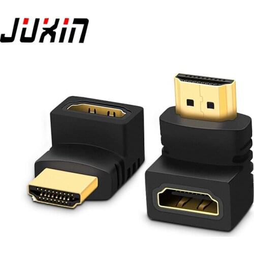 HDMI-compatible Adapter 90 270 Degree Right Male To Female Converter Extender For PS4 HDTV Projetor Laptop Monitor 1.4 Converter