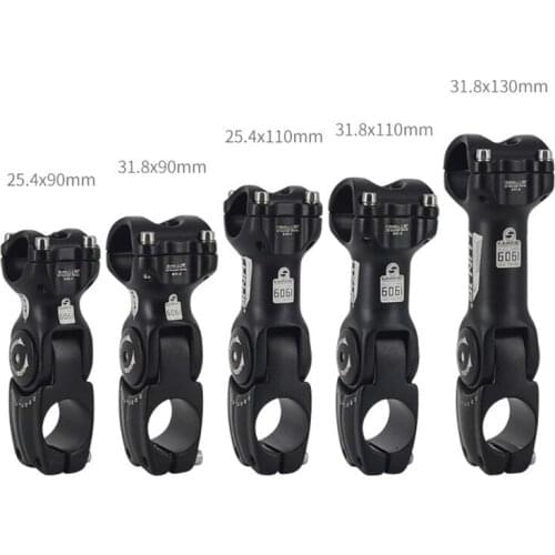 Mountain Bike Stem Black Downhill Stem Ultra-light Hollow Aluminum Alloy Stem City Road Bike Part Increase Extender