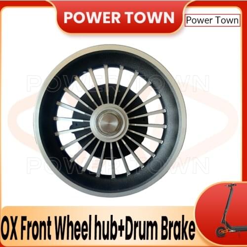 Front Wheel hub and Drum Brake for ox SUPER HERO ECO oxo electric scooter original accessories