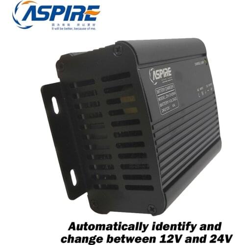 3A/4A 12V/24V Aspire Factory Direct Generator Universal Intelligent Battery Charger