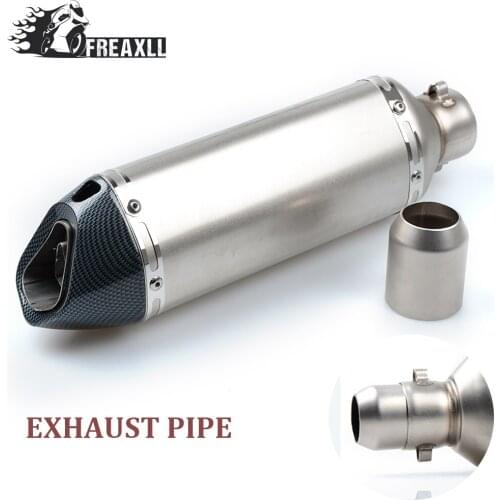 Universal muffler exhaust motorcycle pipe Exhaust Modify motorcycle Exhaust Muffler ATV dirt bike For Kawasak Suzuki Honda BMW