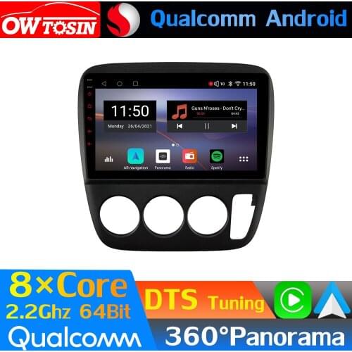 Qualcomm 8Core Android Car Media For Honda CR-V CRV 1995-2001 GPS 360 Panoramic Radio CarPlay DTS HIFI DSP 4G WiFi Optical HDMI