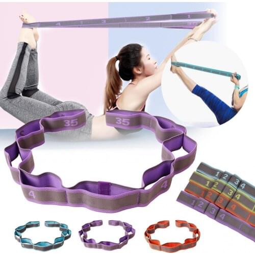 Yoga Rally Band Elastic Resistance Band Latex Elastic Stretching Fitness Gymnastics Training Band Home Fitness Equipment
