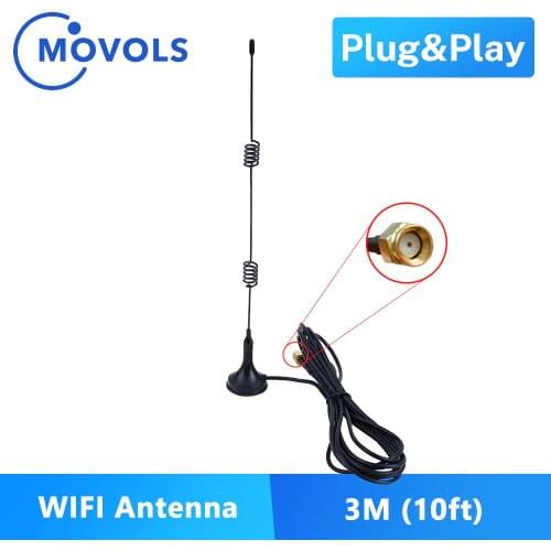 2.4GHz 9DBI Wireless Wifi WLAN 5 x Range Booster Antenna Extender +Base