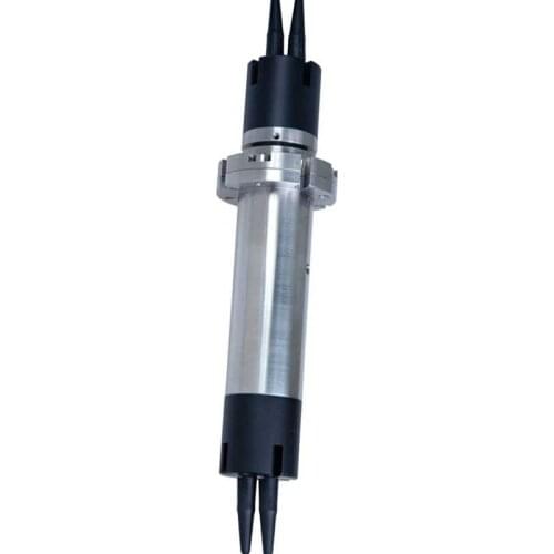 2 Channels Fiber Rotary Joint Connector Environmentally Sealed Small Insertion Loss Slip Ring Interface for Vehicle Turret