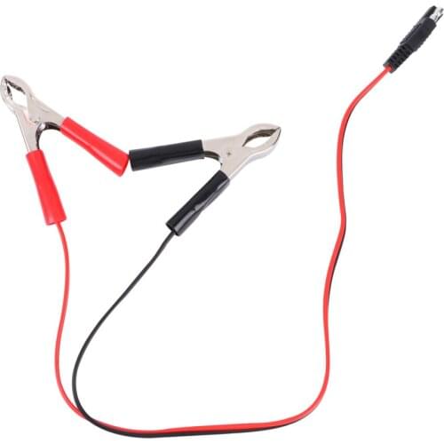 50cm Motorcycle SAE to Alligator Clips Charging Wire 12-24V 10A 18AWG Adapter Cable Power Supply