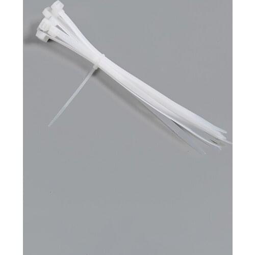 5x150 cheap white Self-locking cable tie Nylon Cable Zip Ties Plastic Zip Ties