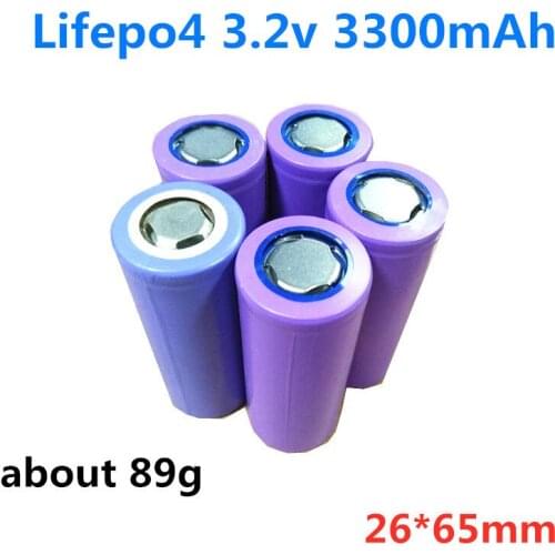 GTK Lifepo4 3.2 V rechargeable battery 10A rate discharge for LED lighting devices, RC toys, inverter, household appliances