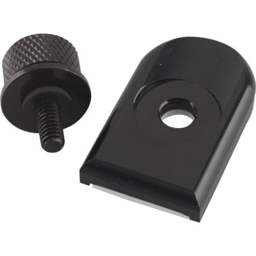 Aluminum Motorcycle Seat Bolt Tab Screw Mount Knob Cover Kit For Harley Sportster Dyna Touring Fatboy Road King Ultra 1996-Up