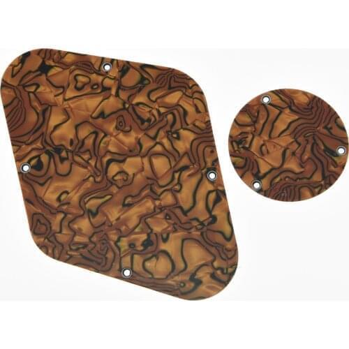 KAISH Tiger Stripe LP Rear Control & Switch Plate Cavity Cover For Epi LP