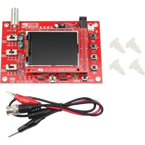 New DSO138 Digital Oscilloscope DIY Kit Parts for Oscilloscope Electronic Diagnostic-Tool Learning Osciloscopio Set 1Msps
