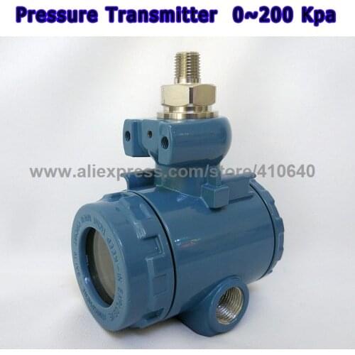 Pressure Transducer WITH LCD DISPLAY 200kPa Range RS485 MODBUS Output 24VDC Voltage 1/4' NPT THREAD 3 Pieces Per Lot