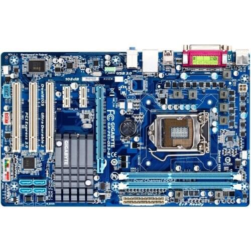 For Gigabyte GA-P61-DS3-B3 Original Used Desktop Motherboard P61-DS3-B3 H61 Socket LGA 1155 DDR3 ATX On Sale