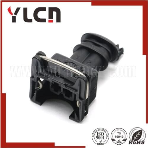 1 Set Kit 2Pin/Way AMP 282189-1 Electrical Fuel Spray Nozzle Connector Waterproof Connector