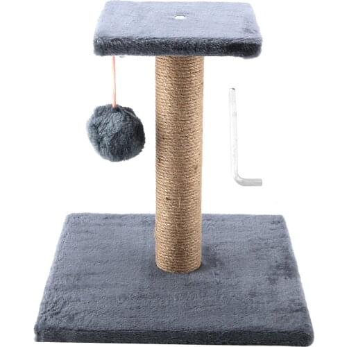 Sisal cat climbing frame small platform cat scratching post cat tree cat nest one cat grab board cat climbing frame cat shelf