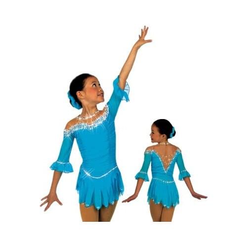 Custom Figure Ice Skating Dresses Adult With Spandex Graceful New Brand Figure Skating Competition Dress DR2600