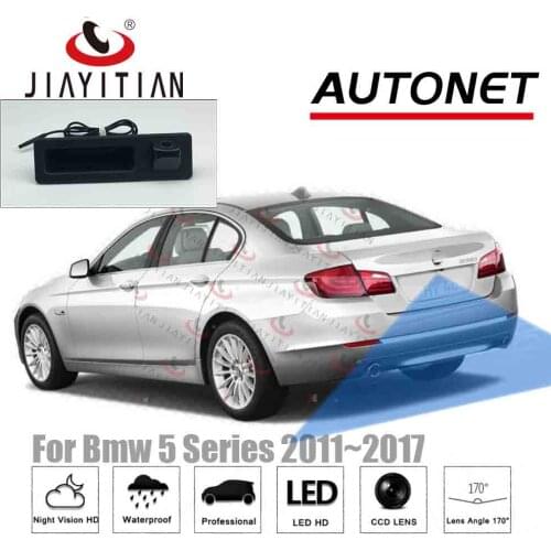JIAYITIAN Trunk Handle camera For BMW 5 Series F10 F11 F07 M5 GT 2010 2011 2012 2013 2014 2015 2016 2017 RearView camera backup