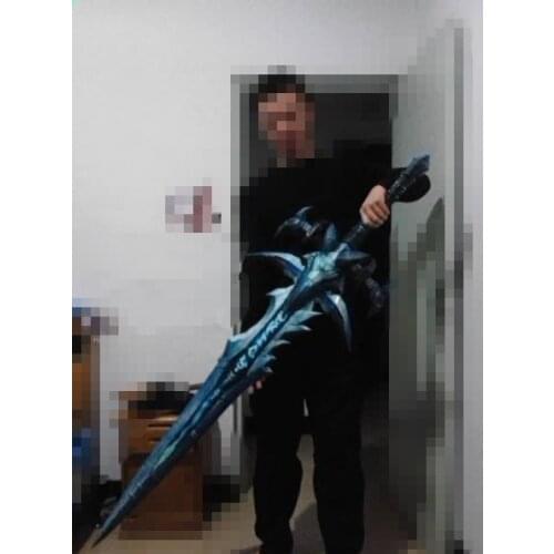 3D Paper Model Lich King Arthas FrostMourne Sword Weapon Finished Length 1.2m
