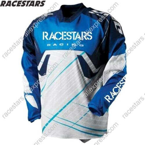 NEW RACESTARS Moto Jersey Maillot Ciclismo DH MX Motocross Downhill Jersey Bicycle Shirts Off Road Mountain Clycling MTB Jersey
