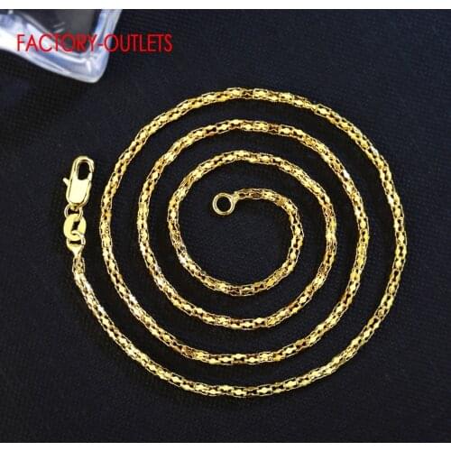 Latest Design Women New Fashion Jewelry Gold Color Caterpillar Necklace Chain Fine Jewelry Accessory For Wedding Birthday Party
