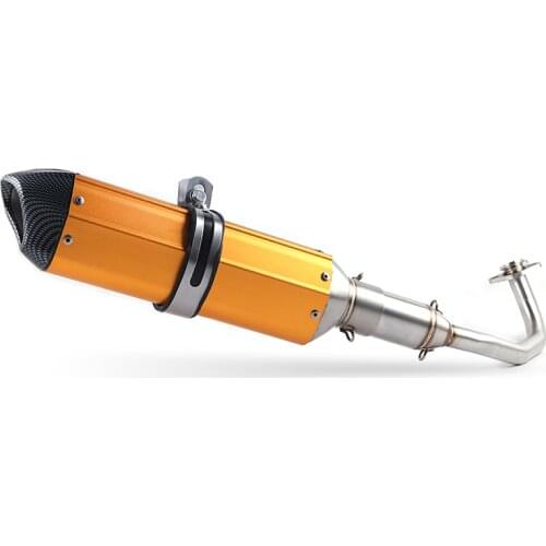 PCX 125 150 Motorcycle Scooter Exhaust Muffler Full System Middle Pipe Slip On Escape Fit For HONDA PCX125 PCX150 Exhaust