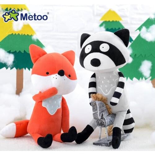 Metoo Angela Plush Dolls Baby Toy for Children Girl Kids Toys Gift fox Bunny Koala Stuffed & Plush Animals Christmas Genuine