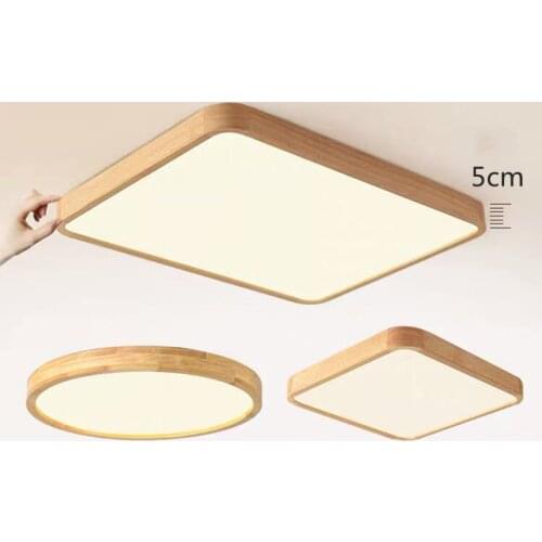 Ceiling Lights for Living Room Led Ceiling Light Bedroom LED Ceiling Lamp Round Square wooden kids Light Foyer kitchen Fixtures