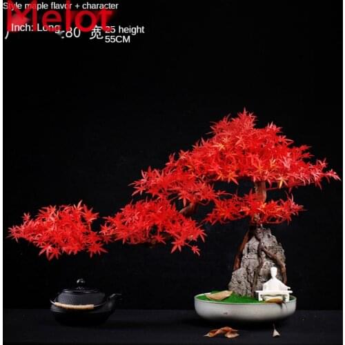 Root Carving Crafts Artificial Greeting Pine Tree Rock New Chinese Office Shelf Desktop Modeling Bonsai