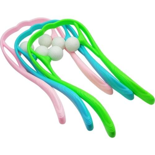 Neck Shoulder Legs Therapeutic Dual Point Trigger Self-Massage Tools TK-ing