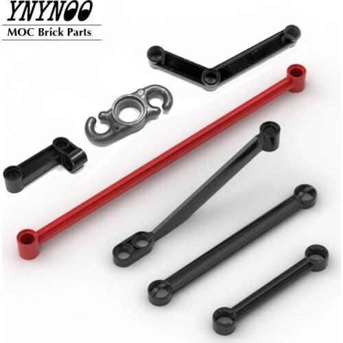 10PCS Technical Part 32005 32293 32294 64451 2637 53551 1x6 1x9 1x16 High-Tech Link Tie rod MOC Building Block Bricks Parts Toys