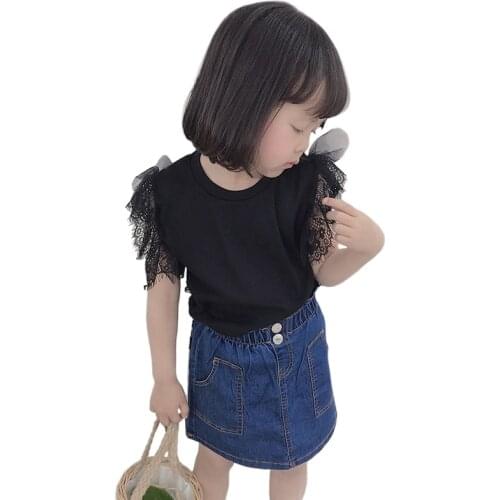 V-TREE Short Sleeve T-shirts For Girls