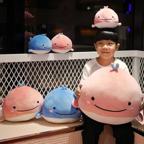1pc 15cm 25cm cartoon sea animal whale cetacean plush hold pillow nap cushion pacify stuffed toy children home decoration gift