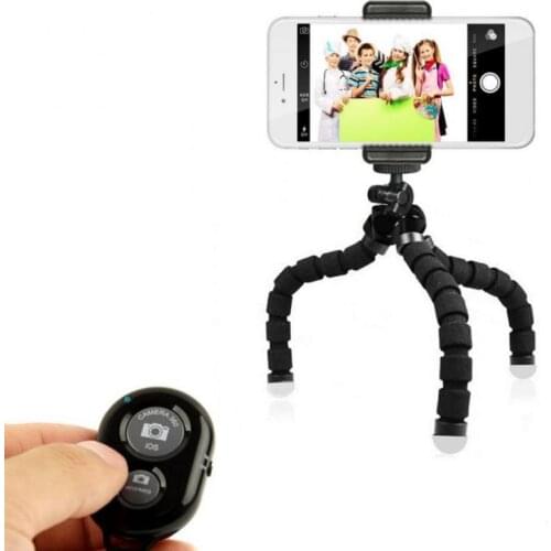 2 In 1 Deformable Bluetooth Selfie Stick Universal Horizontal Vertical Tripod Selfie Stick Mobile Phone Bracket Photograph