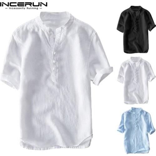 2021 Casual Shirts Chinese Style Fashion Men Kung Fu Shirt Tops Tang Suit Short Sleeve Cotton Blouse High Quality Men Clothes