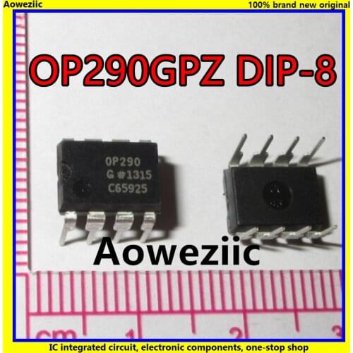 3Pcs/Lot OP290GPZ OP290G OP290 DIP-8 Precision, Low Power, Micropower Dual Operational Amplifier New Original Product