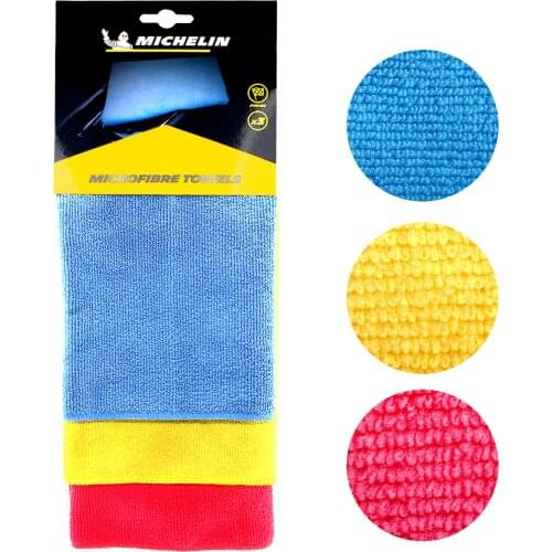 Michelin MC32491 40 X40cm Super Absorbent Microfiber Towel, 3 Pcs