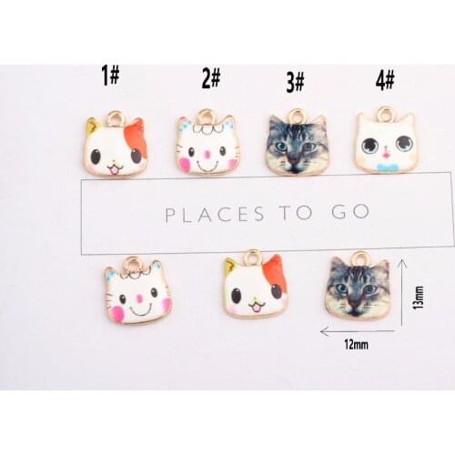 30PCS Pendant Accessories Jewelry Enamel Cartoon Totoro Family Charms Dangle For DIY Jewelry