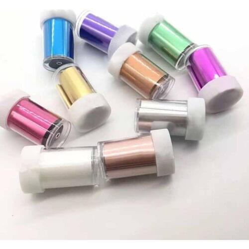 4*100cm Matte Gold Silver Starry Sky Nail Foils Stickers Nail Transfer Decal DIY Manicure Nail Decoration