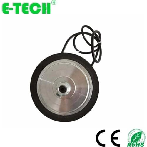 5 inch low speed high torque DC gear hub motor with tire