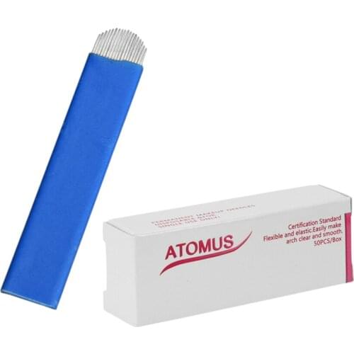 50x 18 Pin Microblading Needles - for Tattoo Permanent Makeup Manual Eyebrow