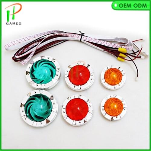 6pcs/set 12V flashing LED lights swing machine decoration led lights Childrens geme machine Kiddie rides accessories