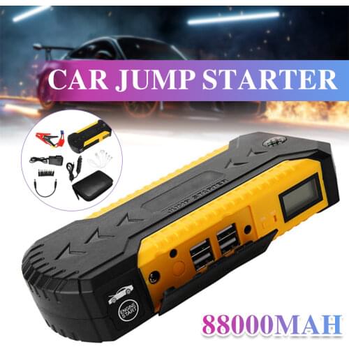 88000mAH Car Starting Device Booster 600A 12V Car Jump Starter Power Bank Car Starter For Car Battery Charger Buster LED Light