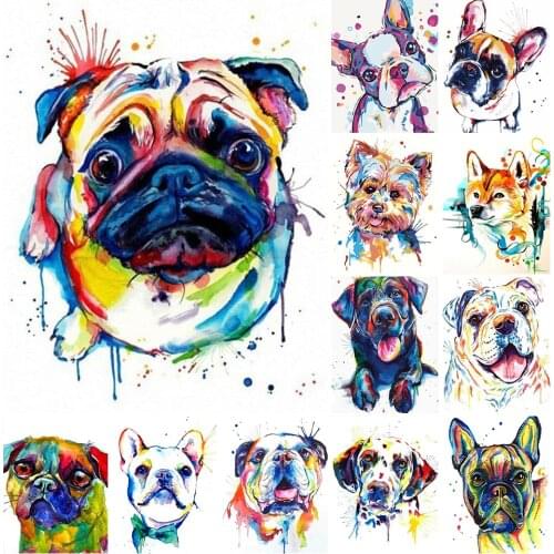 5D DIY Diamond Painting Cartoon Dog Cross Stitch kit Full Drill Square Embroidery Mosaic Art Picture With Rhinestones Decor Gift