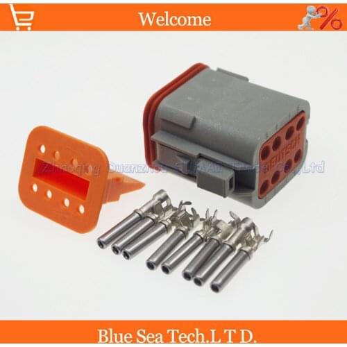 Deutsch DT04-8S 8 Pin female Engine/Gearbox waterproof electrical plug connector for car,bus,motor,truck,boats,etc