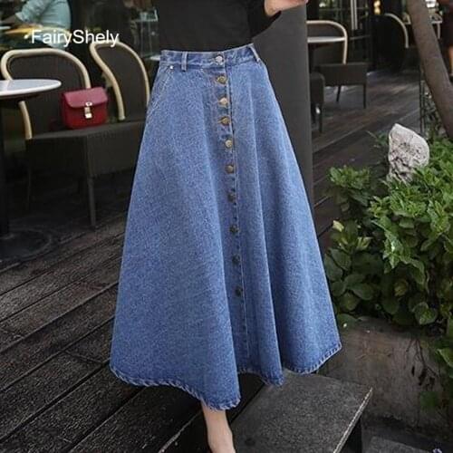 Женские юбки джинсовые FairyShely China At AliExpress